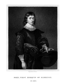 John Hamilton, 1st Marquess of Hamilton, (1825).Artist: W Holl