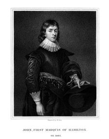 John Hamilton, 1st Marquess of Hamilton, (1825).Artist: W Holl