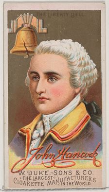 John Hancock, from the series Great Americans (N76) for Duke brand cigarettes, 1888., 1888. Creator: Unknown