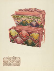 John Hancock's Wallet, c. 1938. Creator: Archie Thompson