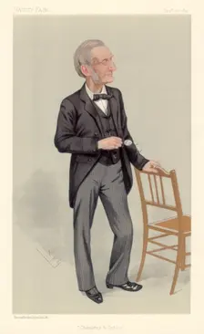 John Hall Gladstone, English chemist, 1891. Creator: Sir Leslie Matthew Ward