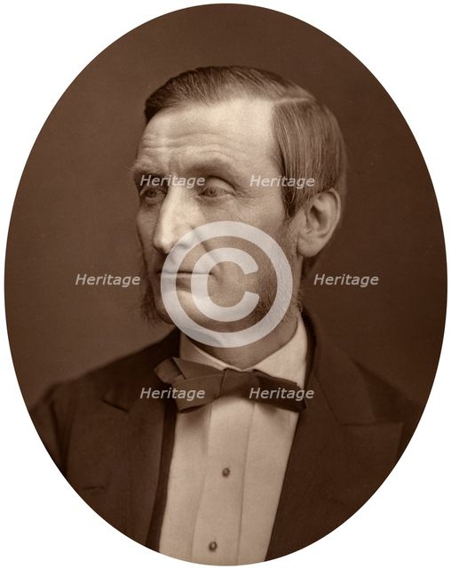 John Hall Gladstone, President of the Chemical Society, 1880.Artist: Lock & Whitfield