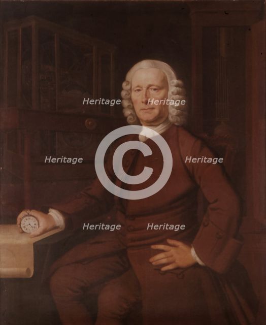 John Harrison (1693-1776). Inventor of the marine chronometer  in 1757, (20th century).  Artist: Thomas King.