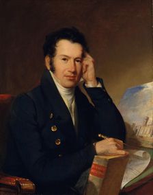 John Haviland, 1828. Creator: John Neagle