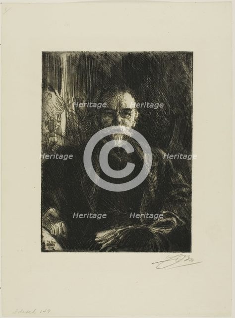 John Hay, 1904. Creator: Anders Leonard Zorn.
