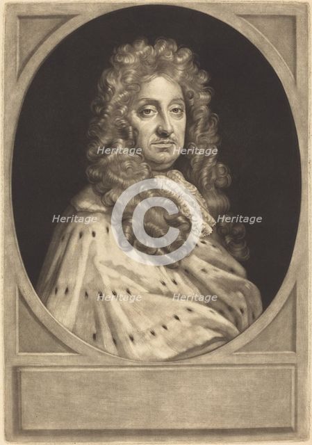 John Hay, Earl of Tweeddale [proof], c. 1710. Creator: John Smith.