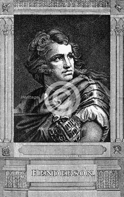 John Henderson, 18th century British actor, 1886. Artist: Unknown