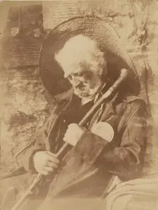 John Henning as Edie Ochiltree, 1846-1847. Creator: Hill & Adamson