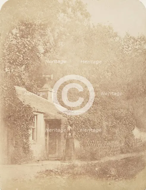 John Henning as Edie Ochiltree from Sir Walter Scott's "The Antiquary", 1843-47. Creators: David Octavius Hill, Robert Adamson, Hill & Adamson.