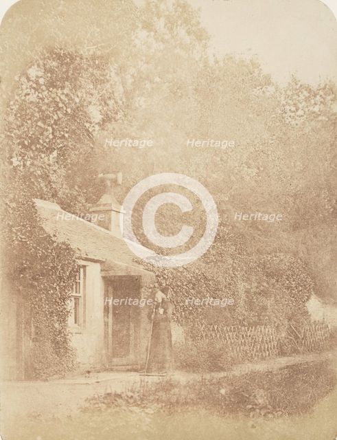 John Henning as Edie Ochiltree from Sir Walter Scott's "The Antiquary", 1843-47. Creators: David Octavius Hill, Robert Adamson, Hill & Adamson.