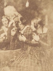 John Henning with Group of Ladies, 1843-47. Creators: David Octavius Hill, Robert Adamson, Hill & Adamson