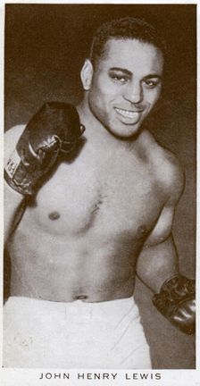 John Henry Lewis, American boxer, 1938
