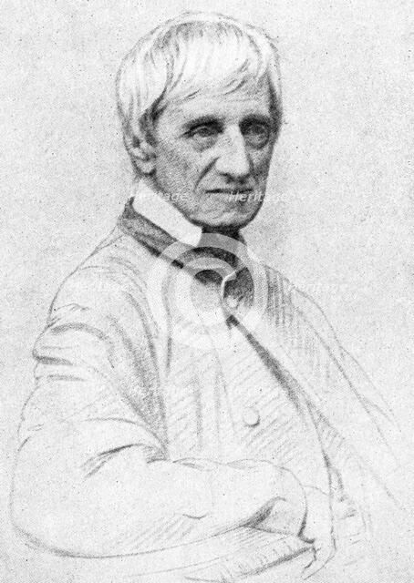 John Henry Newman (1801-1890), British cardinal. Creator: Unknown.