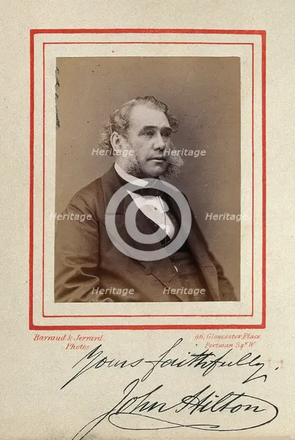 John Hilton, 1873. Creator: Barraud & Jerrard.