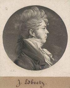 John Hill Smith, c. 1808. Creator: Charles Balthazar Julien Févret de Saint-Mémin