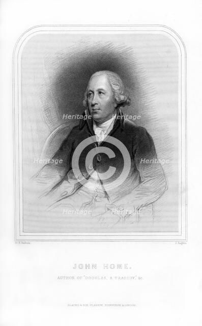 John Home, Scottish poet and dramatist, (1870).Artist: J Rogers