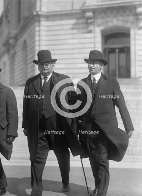 John Hollis Bankhead, Rep. from Alabama, with Son, William B. Bankhead, 1917. Creator: Harris & Ewing.