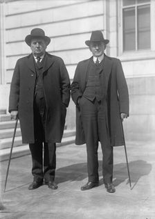 John Hollis Bankhead, Rep. from Alabama, with Son, William B. Bankhead, 1917. Creator: Harris & Ewing