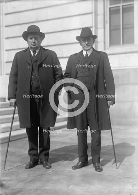 John Hollis Bankhead, Rep. from Alabama, with Son, William B. Bankhead, 1917. Creator: Harris & Ewing.
