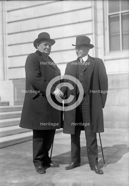 John Hollis Bankhead, Rep. from Alabama, with Son, William B. Bankhead, 1917. Creator: Harris & Ewing.