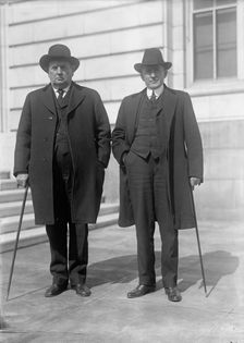 John Hollis Bankhead, Rep. from Alabama, with Son, William B. Bankhead, 1917. Creator: Harris & Ewing