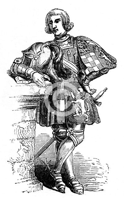John Howard, first Duke of Norfolk, c1850.  Artist: Anon