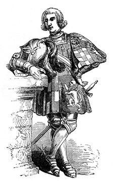 John Howard, first Duke of Norfolk, c1850. Artist: Anon