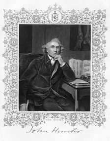 John Hunter (1728-1793), Scottish surgeon, 19th century.Artist: GH Adcock