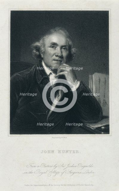 John Hunter, FRS, (c1850-c1870?). Creator: William Holl.