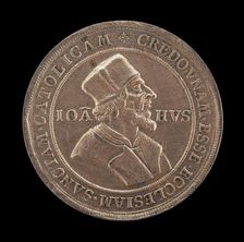 John Huss Centenary Medal [obverse], 1515. Creator: Unknown