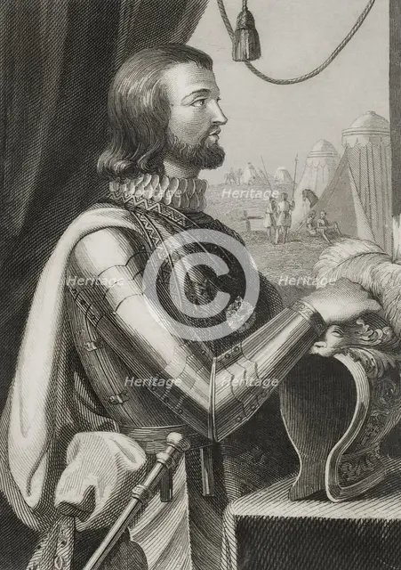 John I of Castile, (1358-1390), King of Castile from 1379 until 1390.  Creator: Antonio Roca Sallent.
