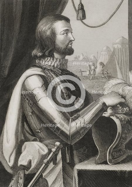 John I of Castile, (1358-1390), King of Castile from 1379 until 1390.  Creator: Antonio Roca Sallent.