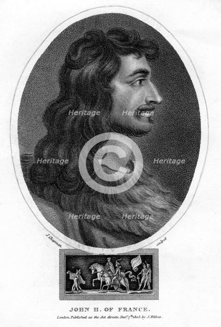 John II, King of France, (1805).Artist: J Chapman
