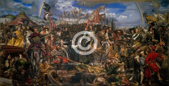 John III Sobieski sending message of victory to the Pope Innocent XI after the Battle of Vienna, 188