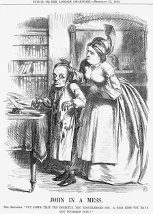 John In A Mess 1864. Creator: John Tenniel