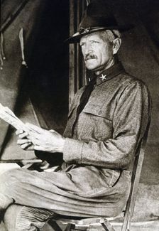 John J. Pershing, US military, general commander of the First American Expeditionary Corps on the…