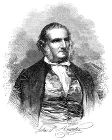 John James Audobon (1780-1851), American ornithologist and artist, 1852
