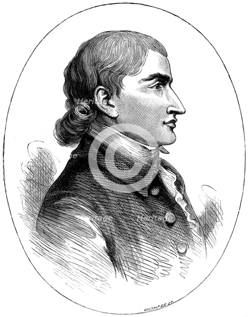 John Jay, American statesman, from a print published in 1783, (c1880).Artist: Whymper