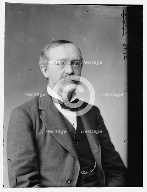 John Jay Knox Junior, Controller of Currency, between 1870 and 1880. Creator: Unknown.