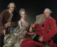 John Jennings Esq., his Brother and Sister-in-Law, 1769. Creator: Alexander Roslin