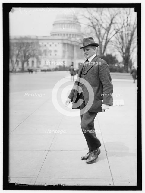 John Jefferson Whitacre, Member of Congress, between 1913 and 1917. Creator: Harris & Ewing.