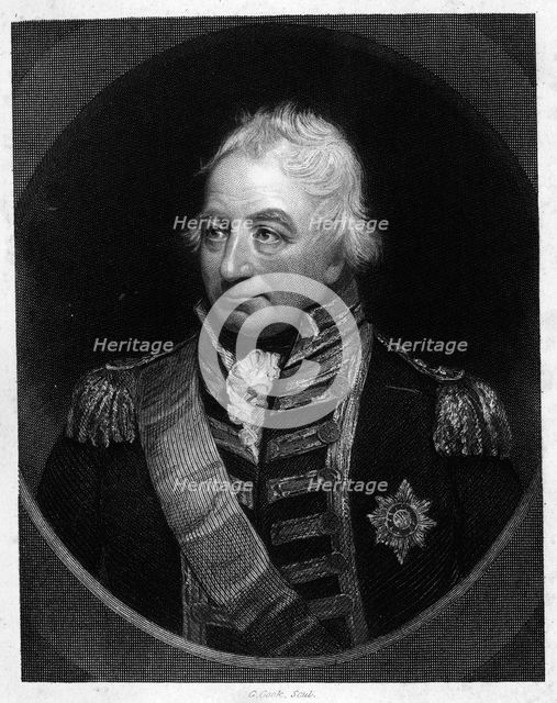 John Jervis (1735-1823), 1st Earl of St Vincent, 1851.Artist: G Cook
