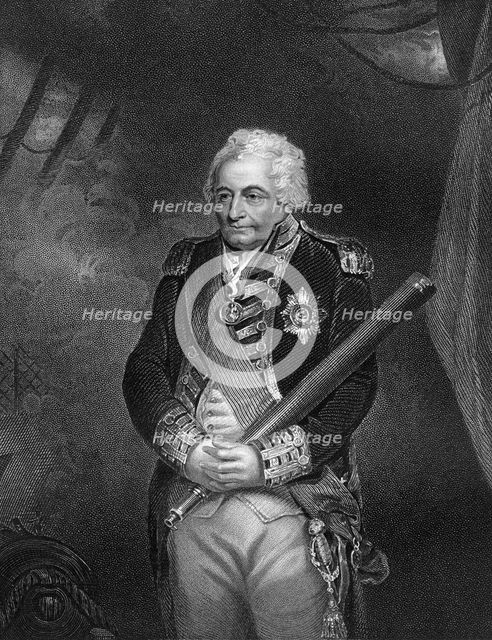 John Jervis, Earl of St Vincent, c1809 (c1857). Artist: H Robinson