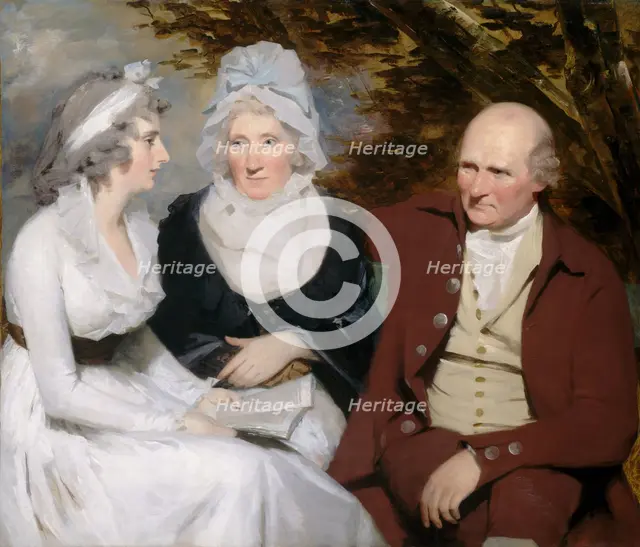 John Johnstone, Betty Johnstone, and Miss Wedderburn, c. 1790/1795. Creator: Henry Raeburn.