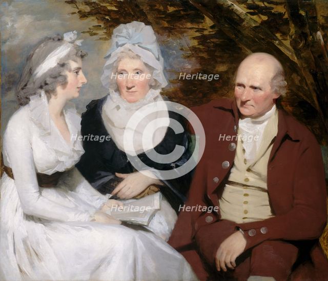 John Johnstone, Betty Johnstone, and Miss Wedderburn, c. 1790/1795. Creator: Henry Raeburn.