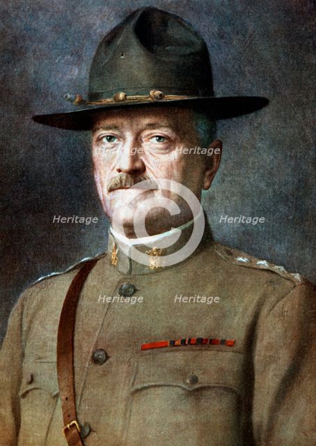 John Joseph Pershing, American general. Artist: Unknown