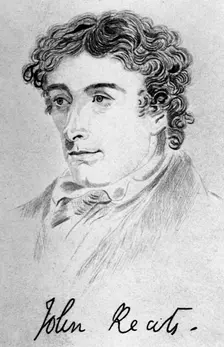 John Keats, English poet, (1912)