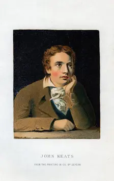 John Keats, English poet, 19th century