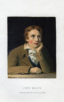 John Keats, English poet, 19th century