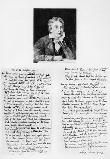 John Keats, English poet, and his Ode to a Nightingale, 1819 (1958)